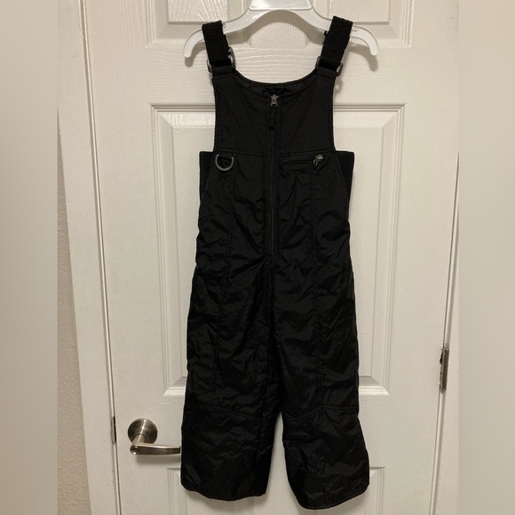 Rawik Black Snow Bib Overalls - Picture 1 of 9